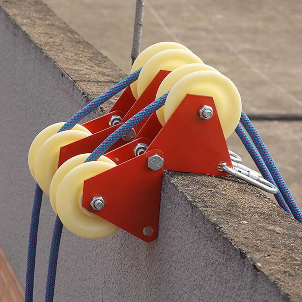 Abseiling Rope Climbing Anchor Wheels Rope Rappelling Edge Wear-Resistant Hiking Rock Sheath Accessories