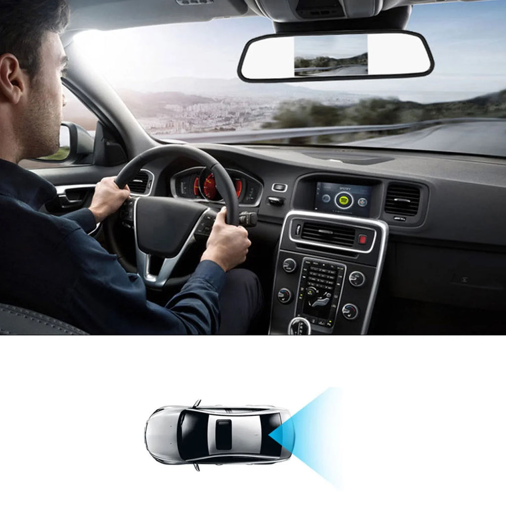 Kit Hornets Camera Vehicle 170 System Universal Car Monitor Mirror 5.0" TFT 2-DAY + Mad LCD