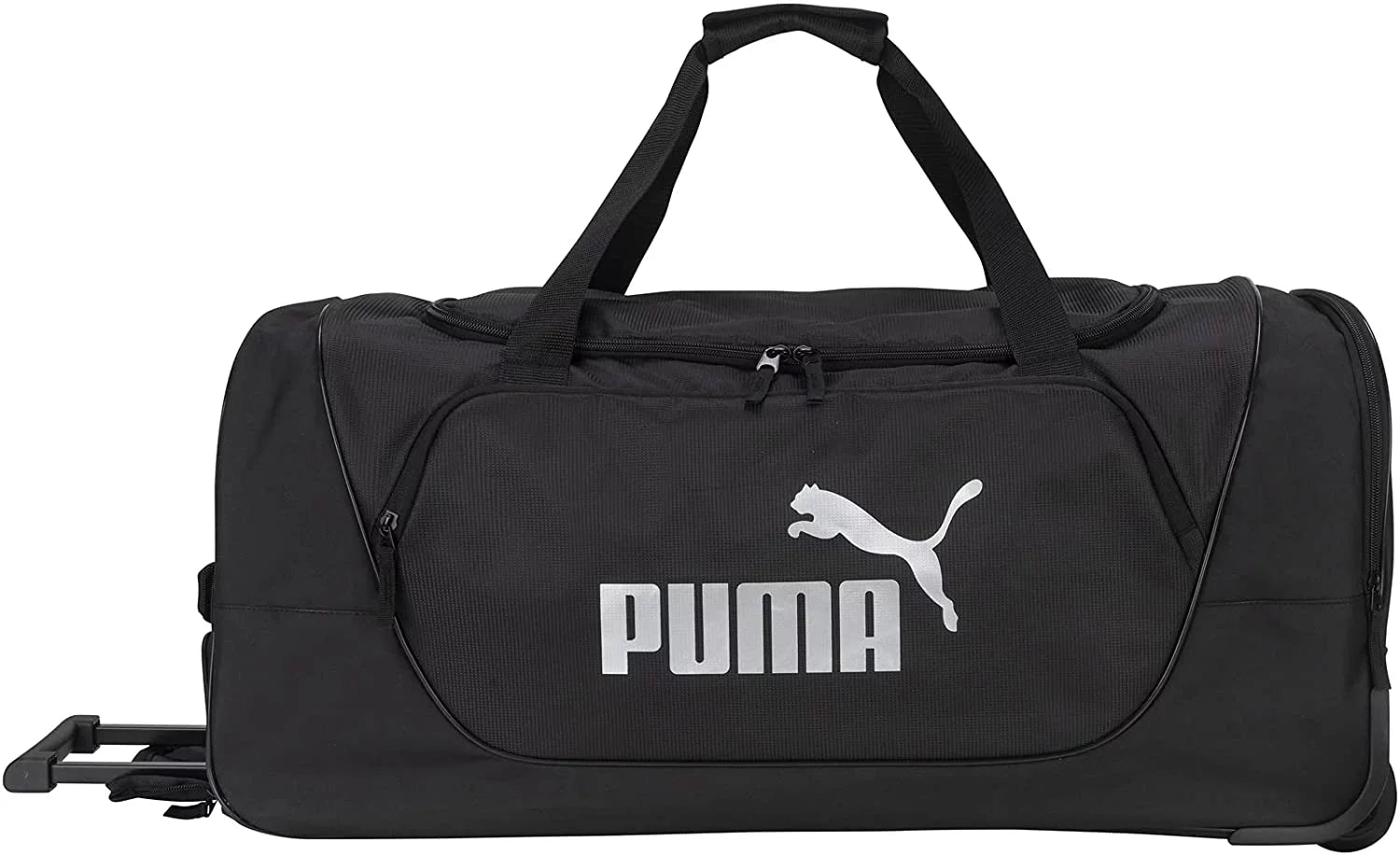 Black/Silver Wanderer 28 Size Duffel Rolling PUMA Evercat Bag One