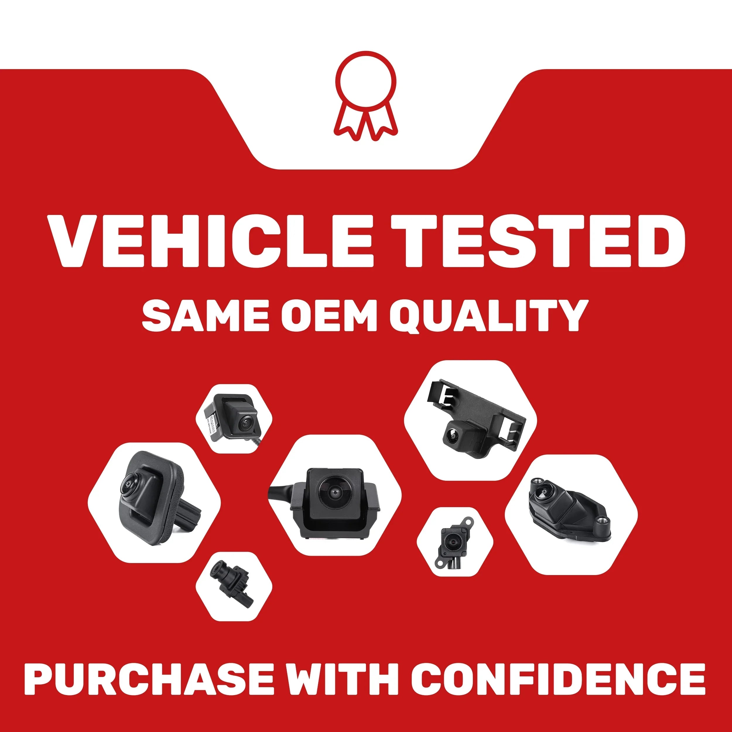 23137305 # for Surround Replacement Part OE w/o Chevrolet Vision Master Camera HD (2018-2019) Equinox Tailgaters Backup