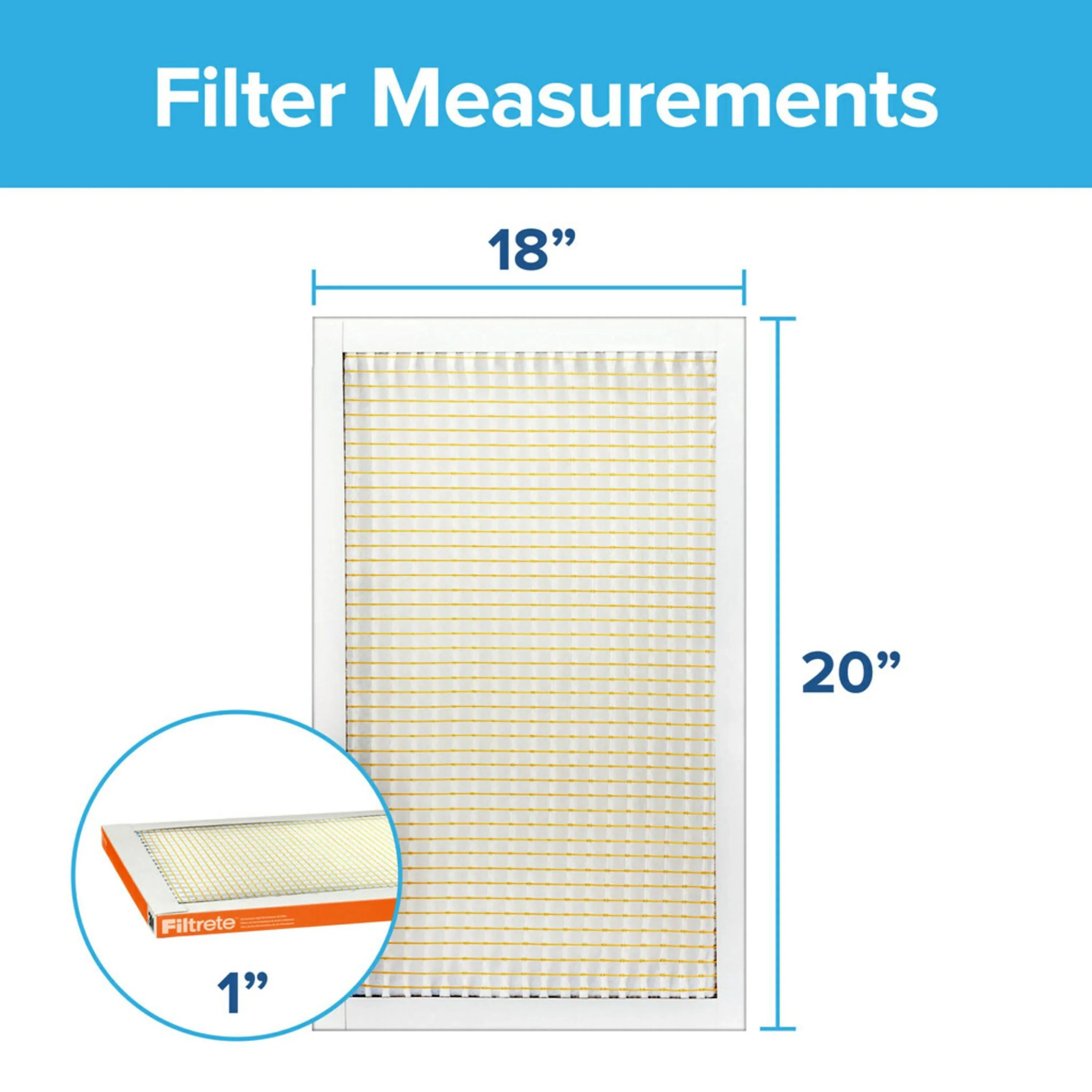 Air Particle Filtrete 800 Filter, 18x20x1 MERV Reduction, Filters Micro 10, MPR 4
