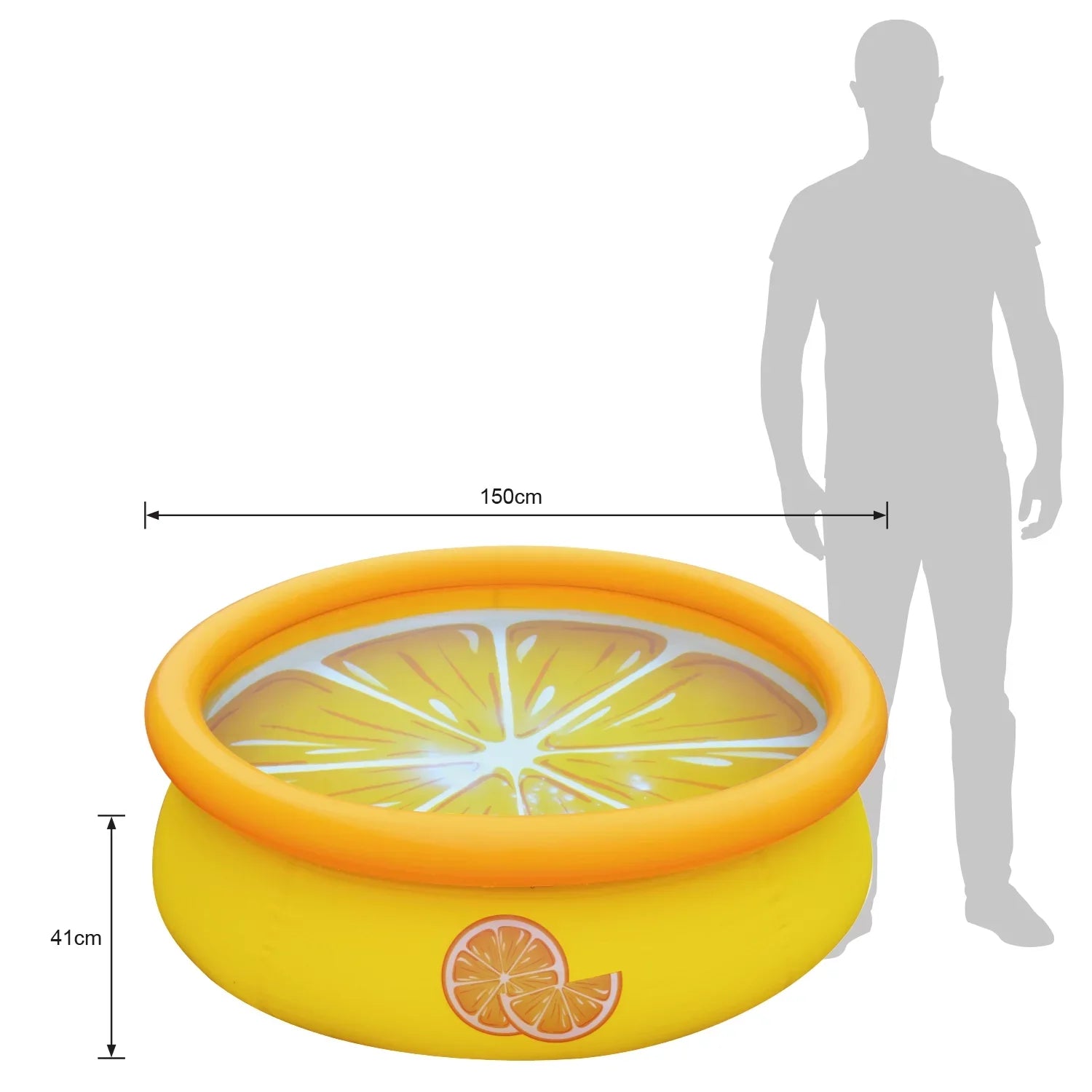 Prompt & Outdoor Inflatable JLeisure Set Orange (2 Pool Pack) Swimming
