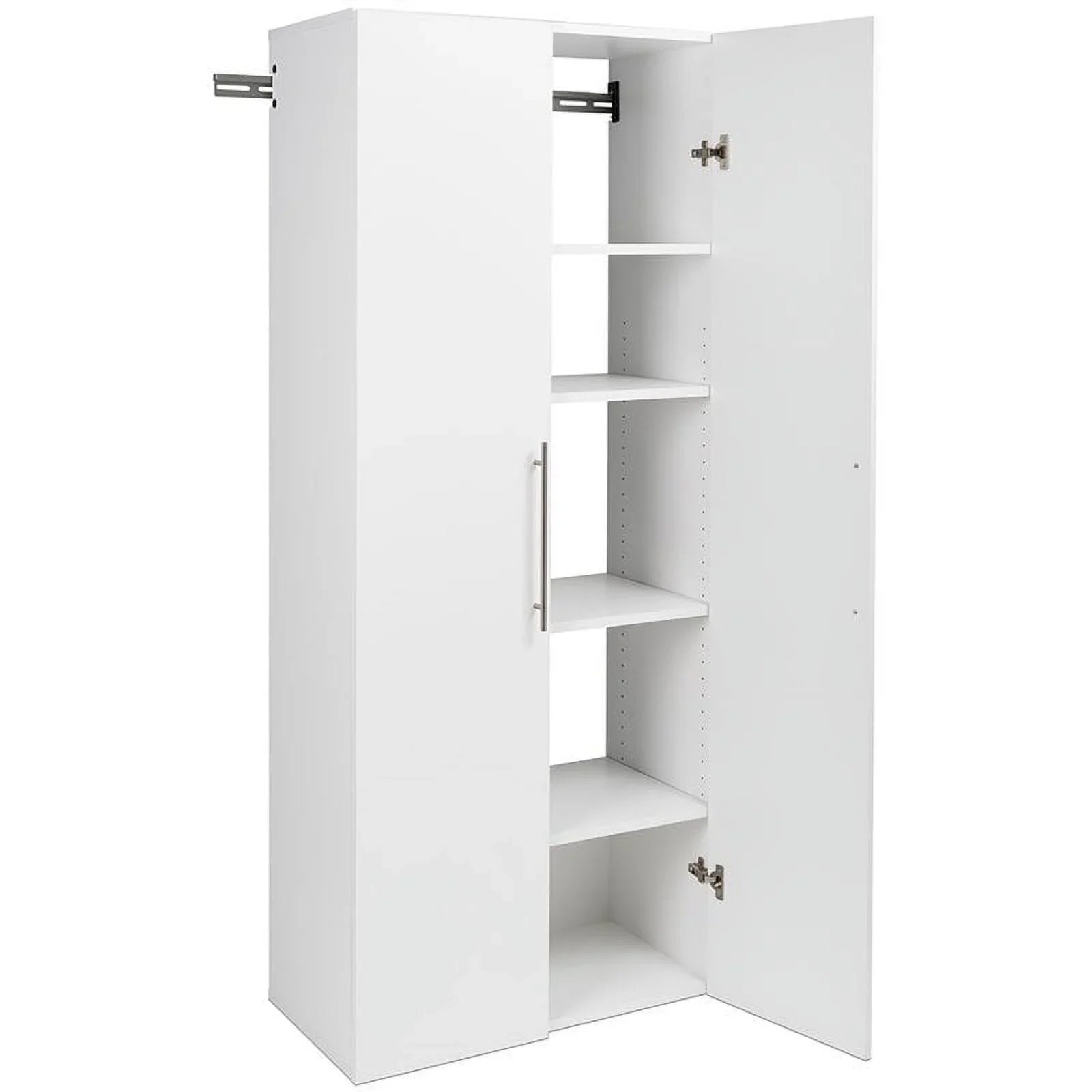 Wall Cabinet Large Garage Mounted 90" Set in Pemberly White Piece Row 3