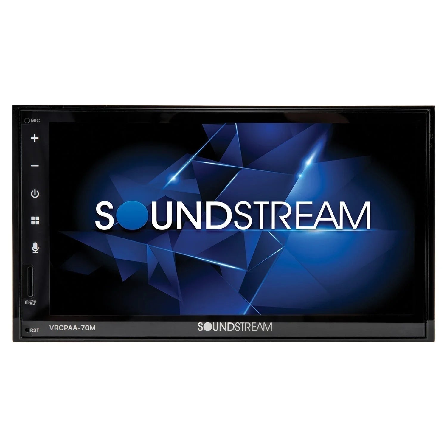 Android DIN Soundstream VRCPAA-70M Apple +Camera Silver & CarPlay 7" Double Bluetooth