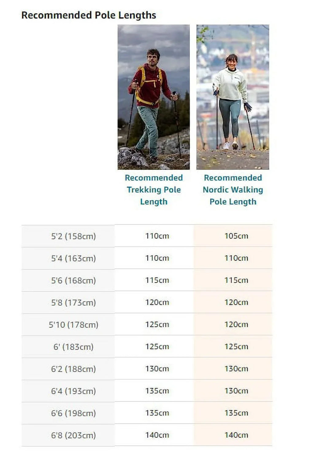 Cronos Nordic Walking LEKI Series Walking Carbon Poles 115cm
