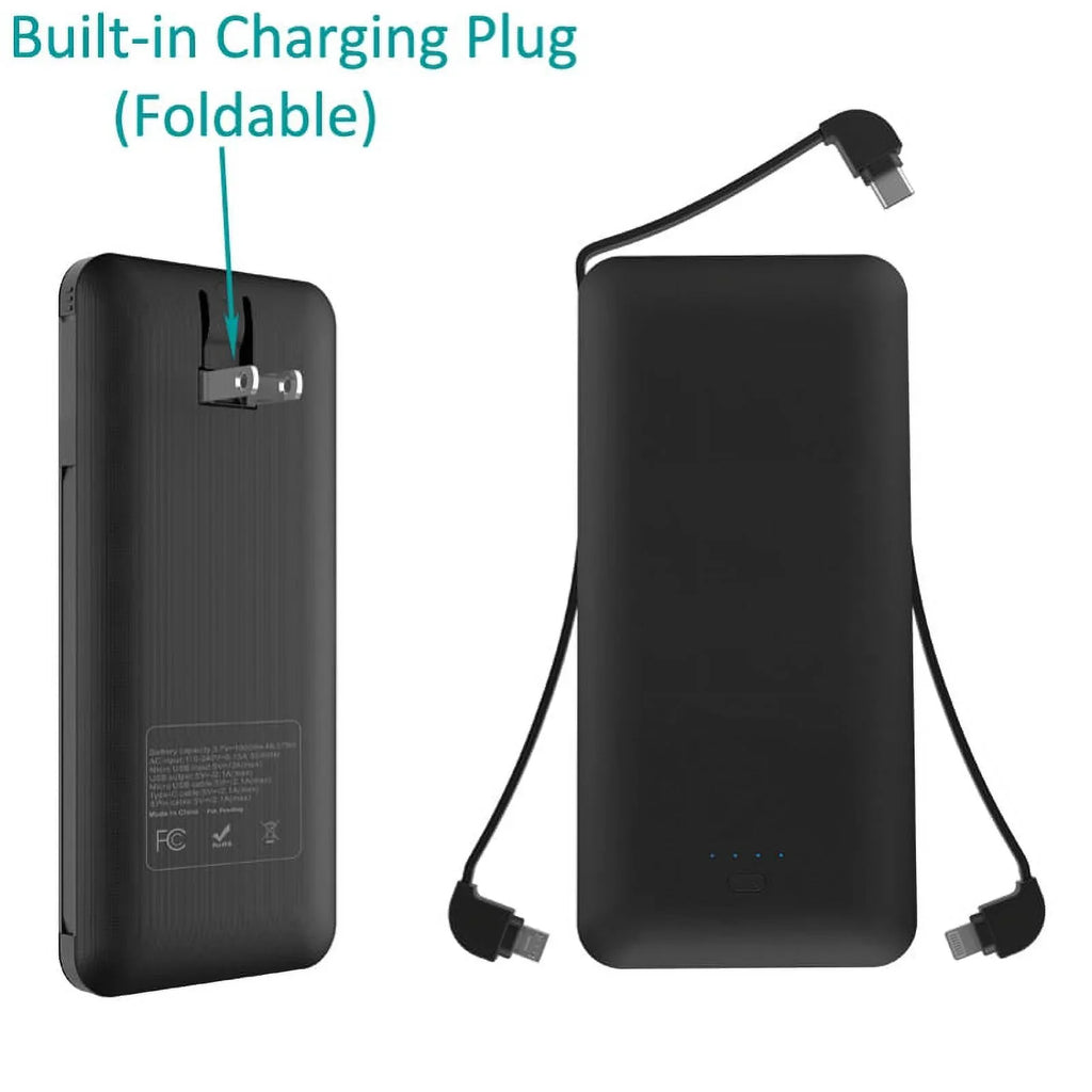 Power Razr Plug AC Adapters 10000mAh / Built-in - Backup USB Battery Charger / Razr Portable Bank Plus Razr Motorola Port Plus For (2023)