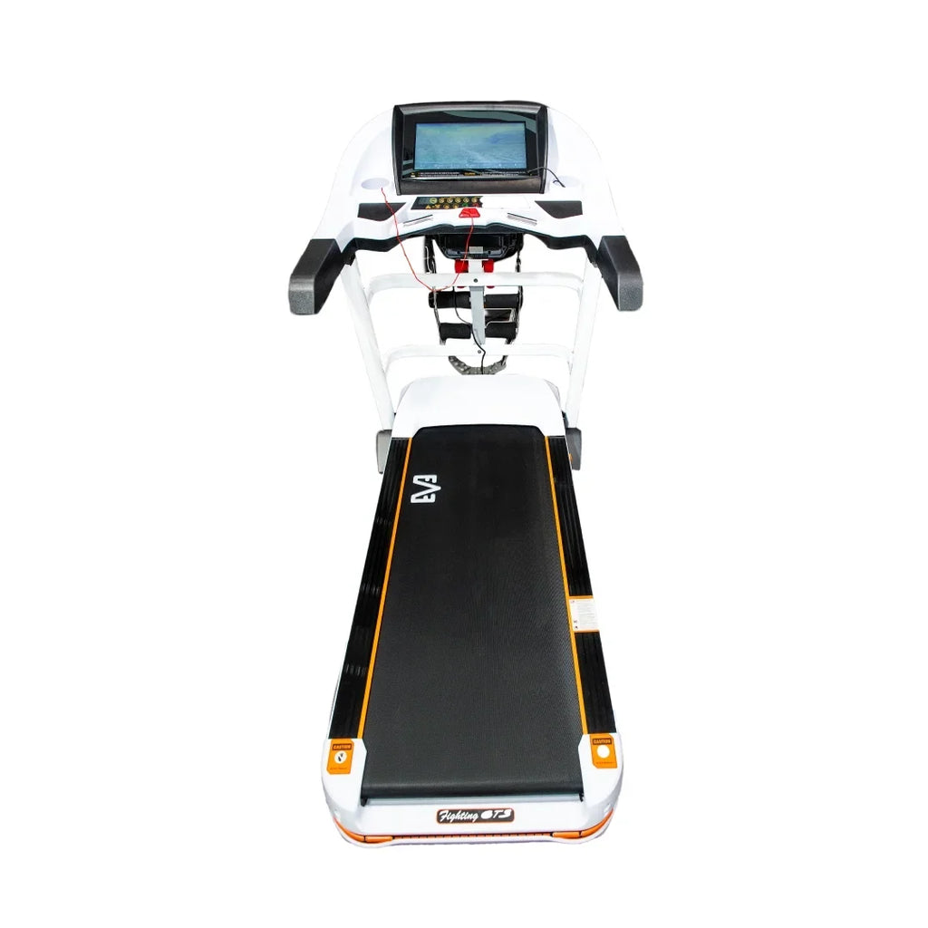 FULLAFITT, Folding Wide Massage Speakers, Preset Belt, 4.5HP, by Bluetooth, Running Programs, Grip, Free Monitor, Treadmill Pressure LED Pulse Best World Board
