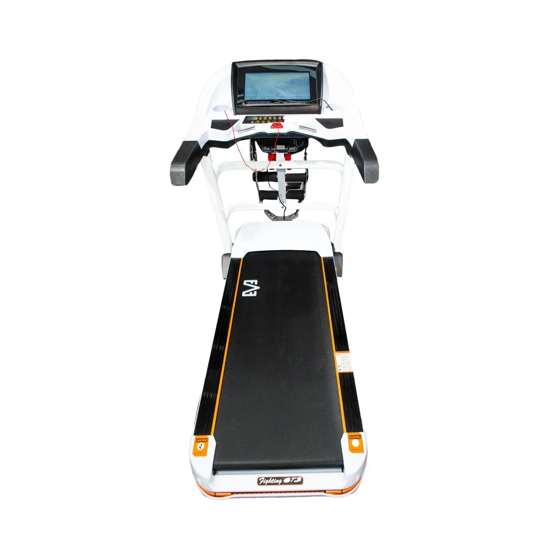 FULLAFITT, Folding Wide Massage Speakers, Preset Belt, 4.5HP, by Bluetooth, Running Programs, Grip, Free Monitor, Treadmill Pressure LED Pulse Best World Board