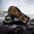 Boots Spikes Non Ice Steel Shoes, and Traction Slip Walking Cleats Crampons & Chains Micro Ice Walk Climbing, Fishing, Ice Hiking, for Shoe Snow Hiking Grips, Boot Stainless for