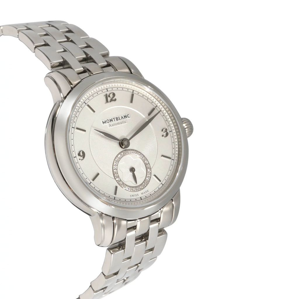 7470 Steel Pre-Owned in Legacy Montblanc Watch Star Women's 118535 Stainless