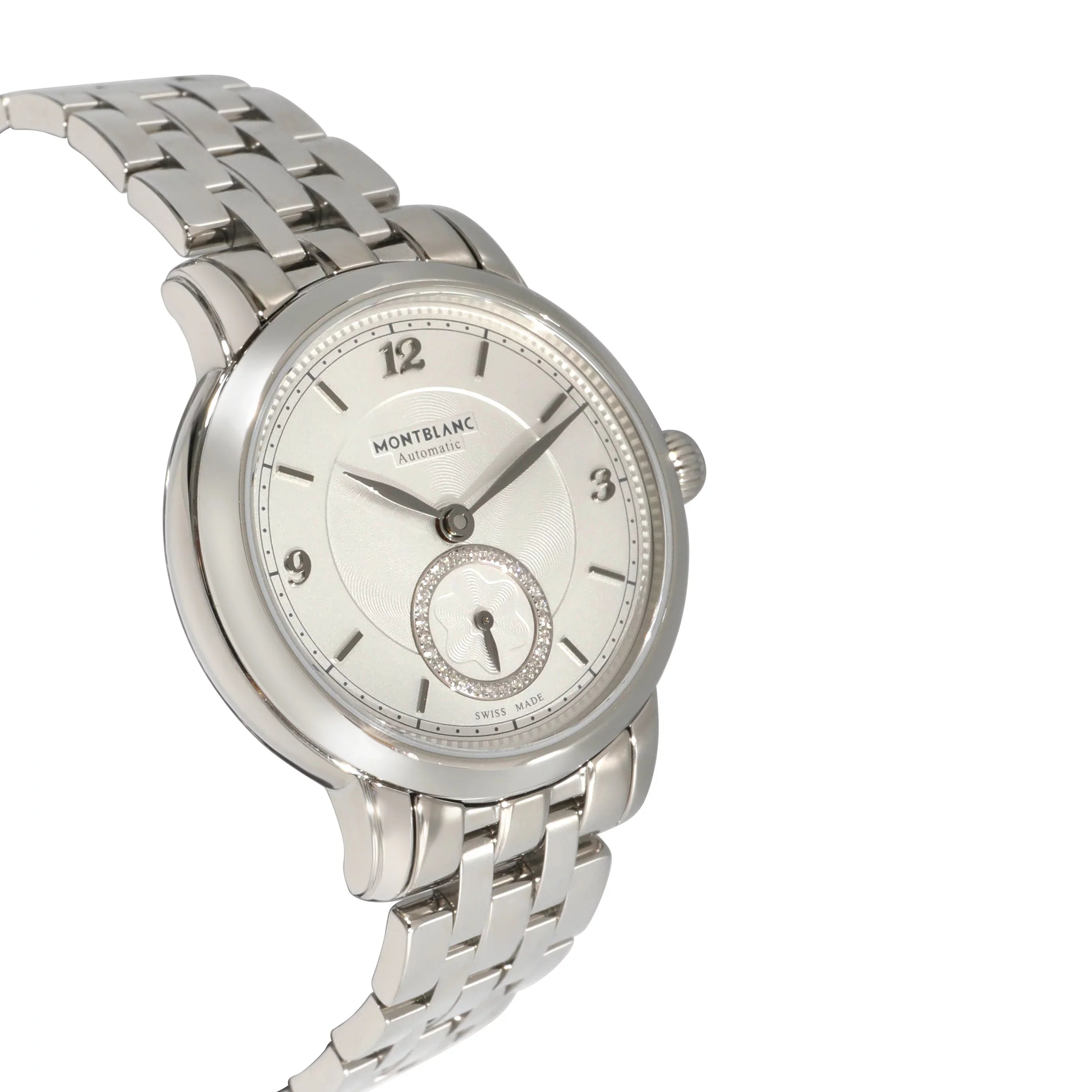7470 Steel Pre-Owned in Legacy Montblanc Watch Star Women's 118535 Stainless