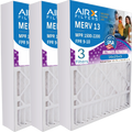FPR 9 Pack X0581 16x25x3 Air 1500 AIR. Comparable with CLEAN MPR to WICKED 13 Compatible - Lennox 2200 Filter 3 FILTERS Filter Air by & MERV AIRX