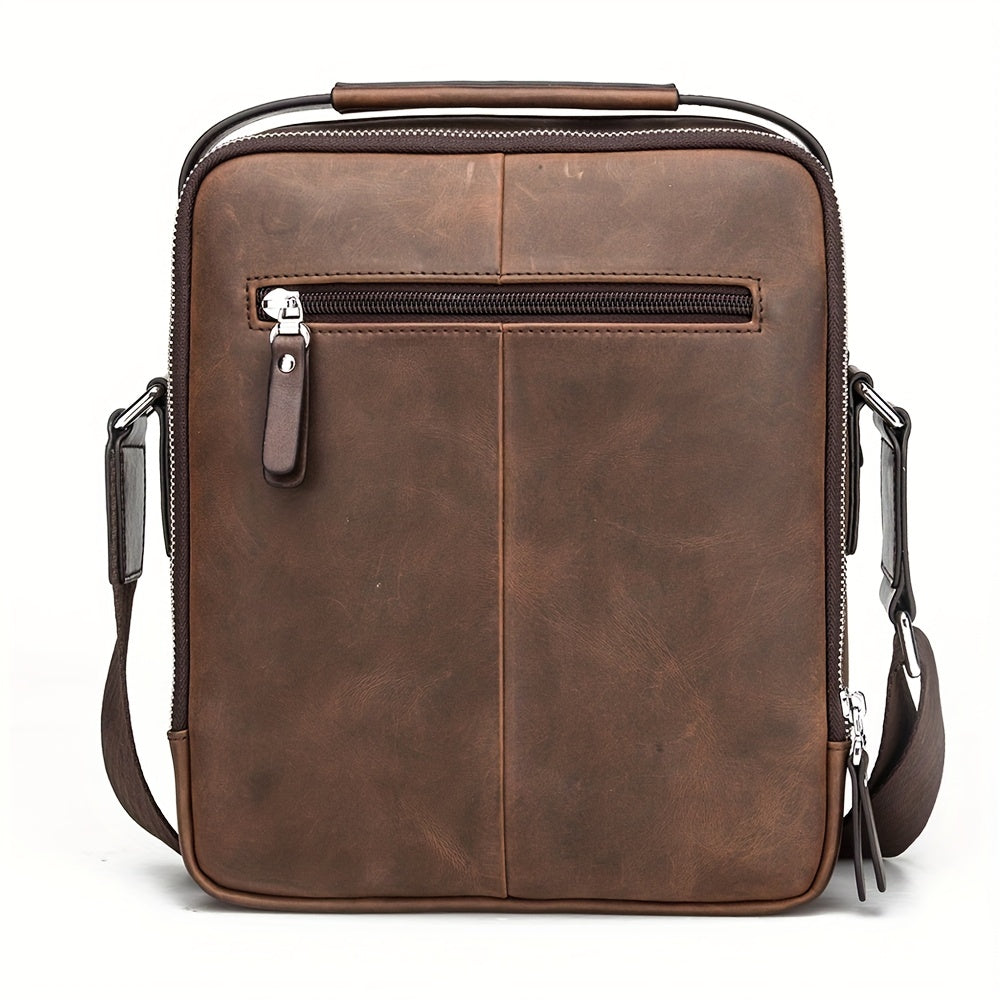 Handbags Cowhide MICHROE DENIM Casual Vintage Genuine Crossbody Bag Bag Leather N2333-1ZF Shoulder Men¡®s Designer Messenger