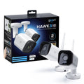 3 (Supports HD WiFi 2.4GHz Camera, Weatherproof, Security Outdoor 2-Pack Geeni Hawk IP66 1080p Only Smart Wi-Fi)