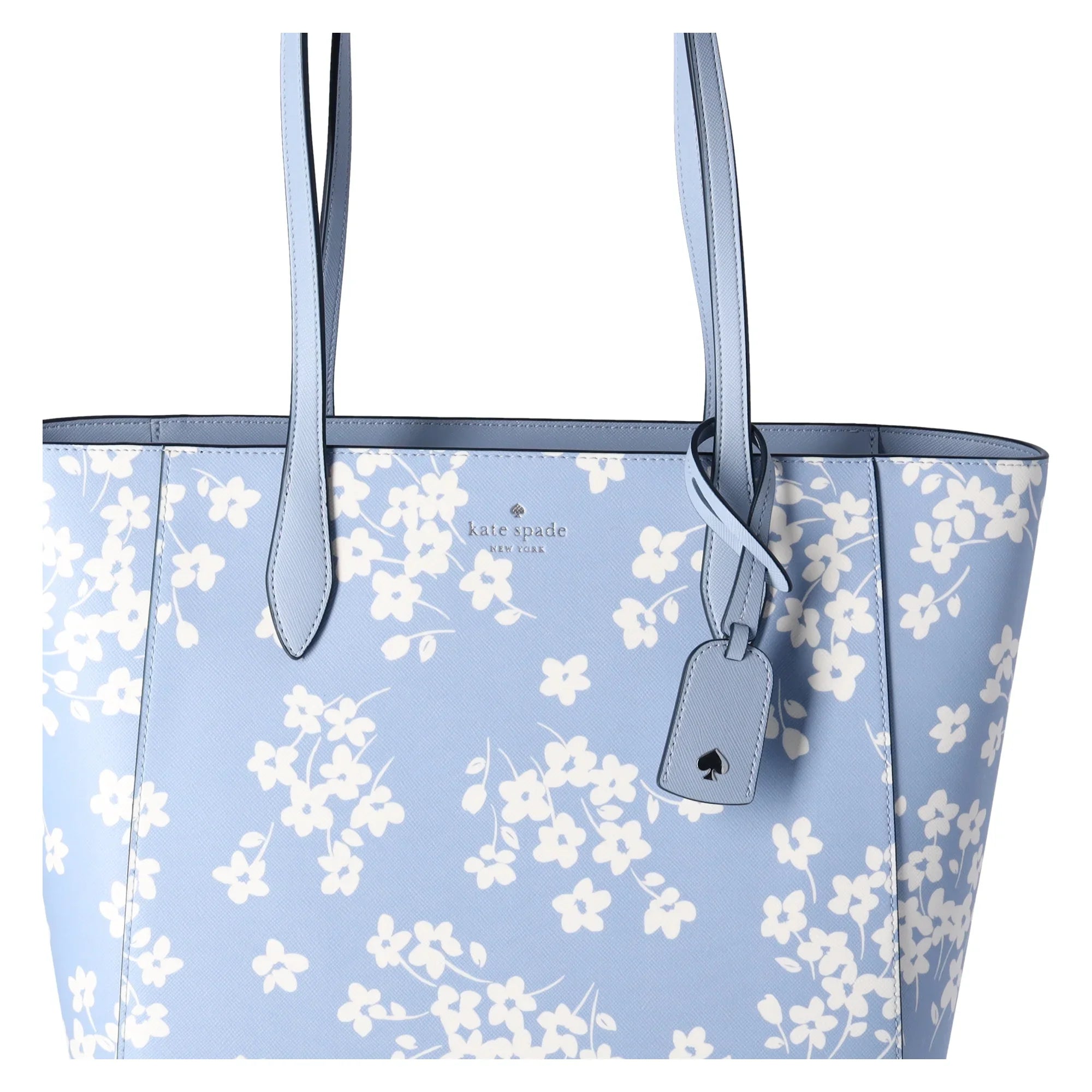 Seet Kate New Bag Flora Shoulder Tote Dana Spade Work Purse Muted York Blue