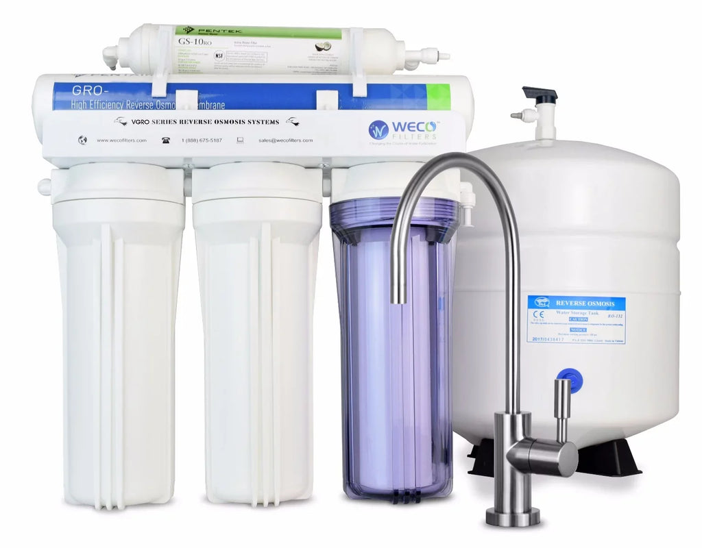 System VGRO-36 Reverse Water Filtration Osmosis Drinking High WECO Efficiency