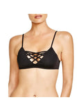 Strappy Bikini Jaime Top Black, Large LSpace Swimwear, Women's