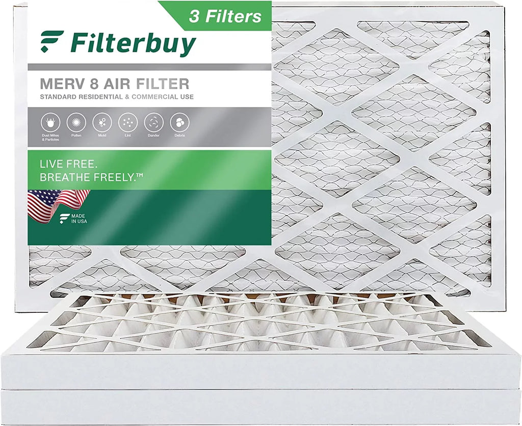 HVAC Filters Filterbuy Air (3-Pack) 16x36x2 8 Furnace AC Pleated MERV