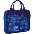 Travel Burch Laurel Tote Cats Indigo Cosmetic