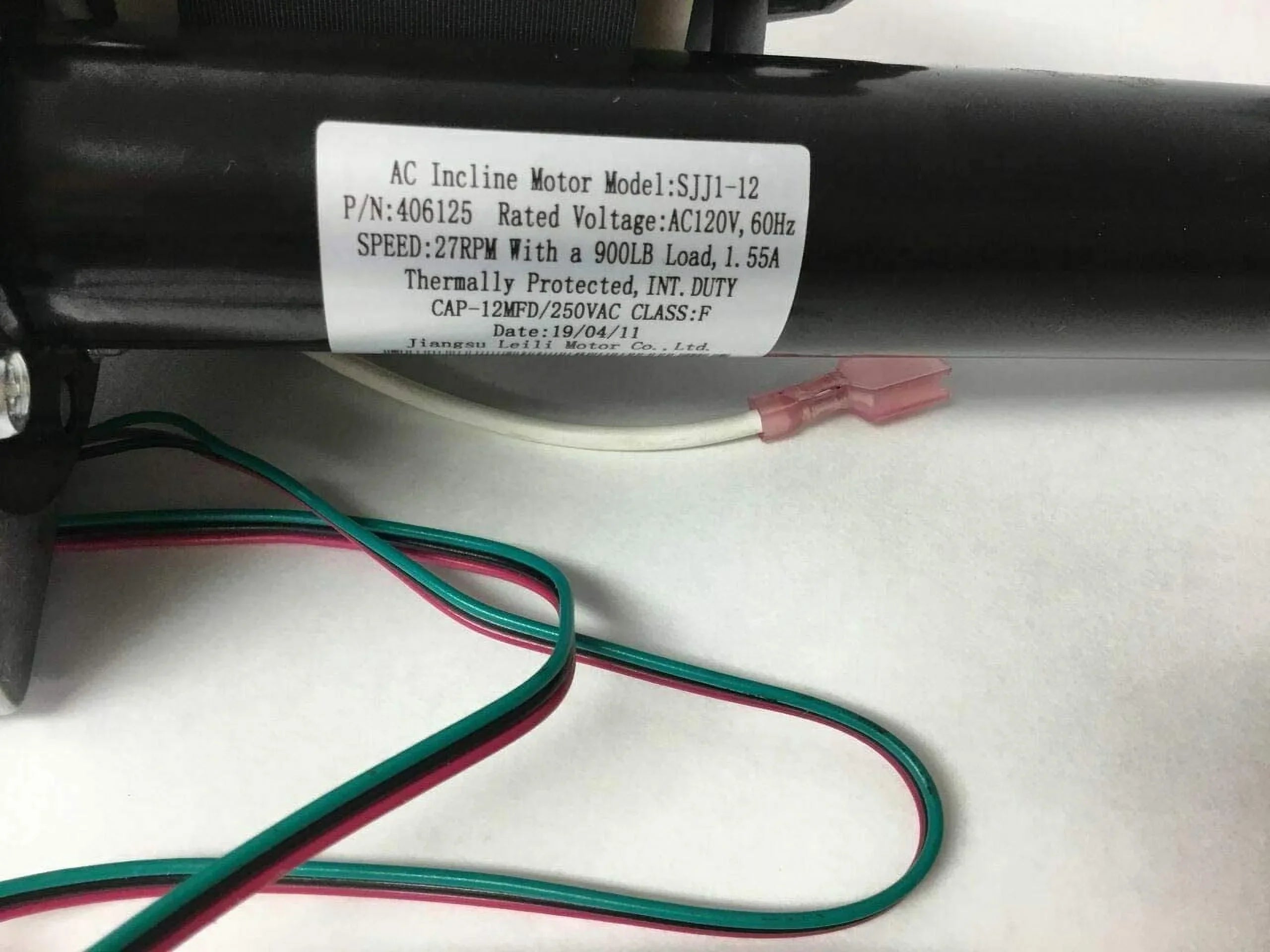 SJJ1-12 Motor Incline or 406125 Treadmill Inc. or 406125 with Elevation Works or Lift & Icon 406941 Fitness, NordicTrack Actuator Health