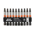 T20 Bit Clip of Industrial in. Screwdriver Recyclable Bit 10 Torx Pack Impact - 2 -