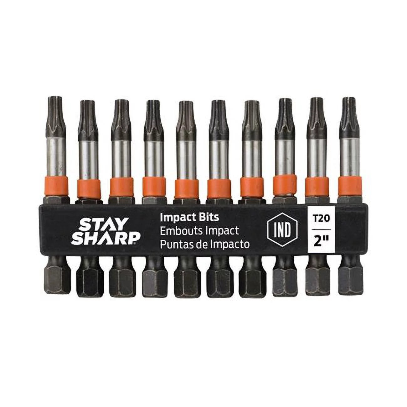 T20 Bit Clip of Industrial in. Screwdriver Recyclable Bit 10 Torx Pack Impact - 2 -