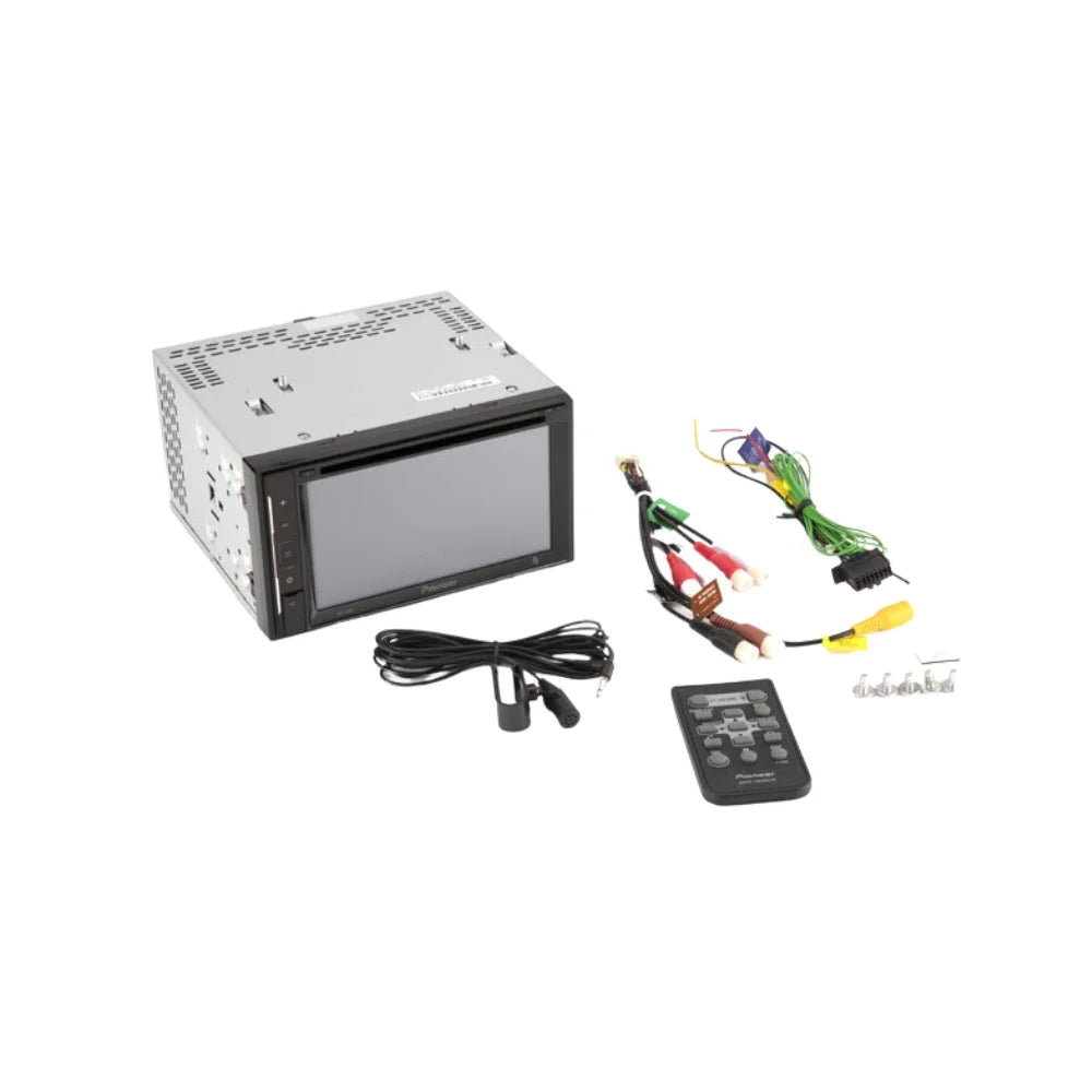 Stereo Isuzu Din Installation for in-Dash - Car Bluetooth Backup Double Bundle with Pioneer Camera, DVD Multimedia and KIT2380 2006-2007 Touchscreen, Kit Mounting Kit i-350 /