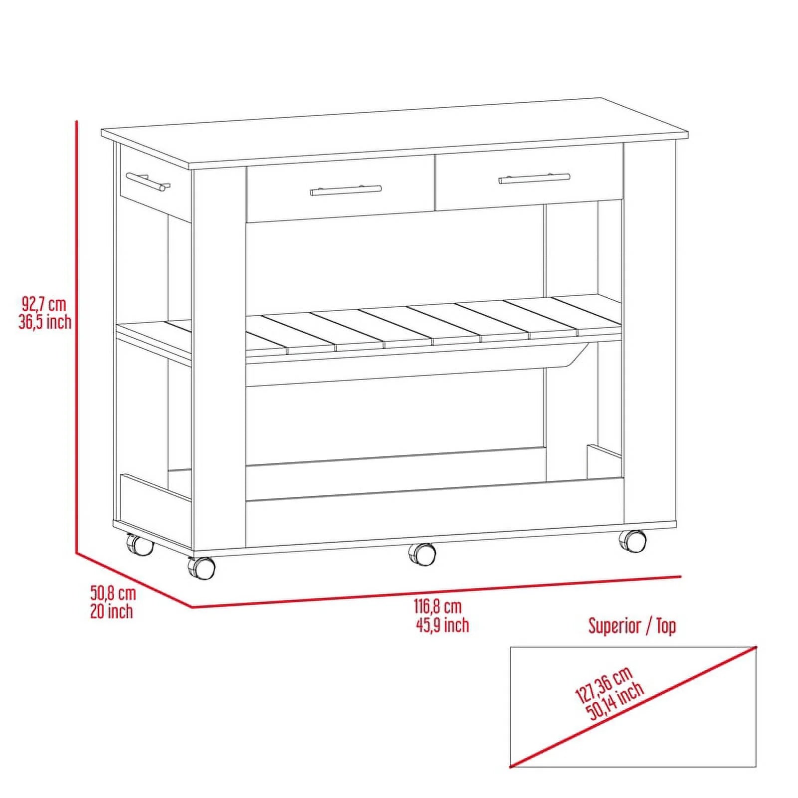 with Utility Kitchen Home 2-Piece Wood Sink Set Island and Square