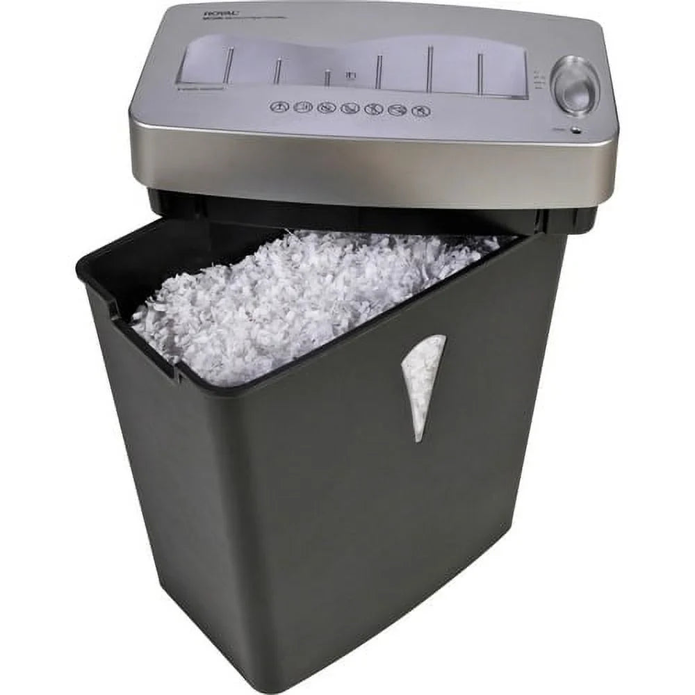 4 Royal Pass 0.157" - Shredder Silver - Size Capacity Paper Paper, 5 x Black, - Micro - Wastebin Credit for Card Per Shred - shredding gal 0.394" MC500 Cut -