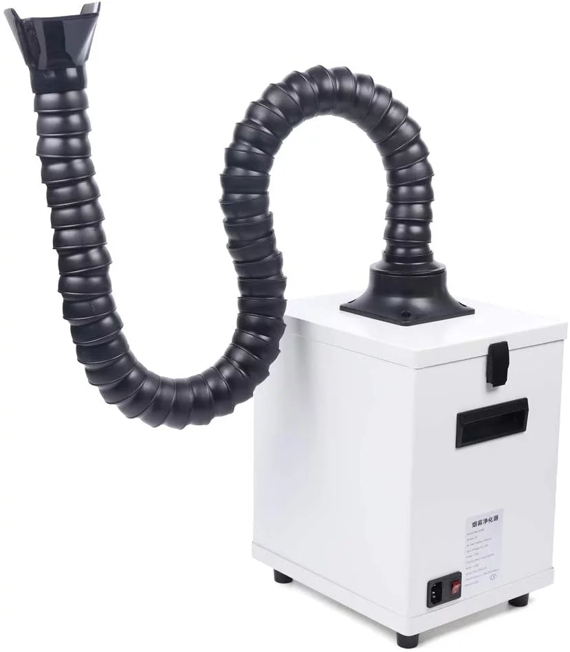Air Filter Purifier 3-Layer Fume Smoke Rotatable 360¡ã Hose, With Extractor Fetcoi Singel-Head &
