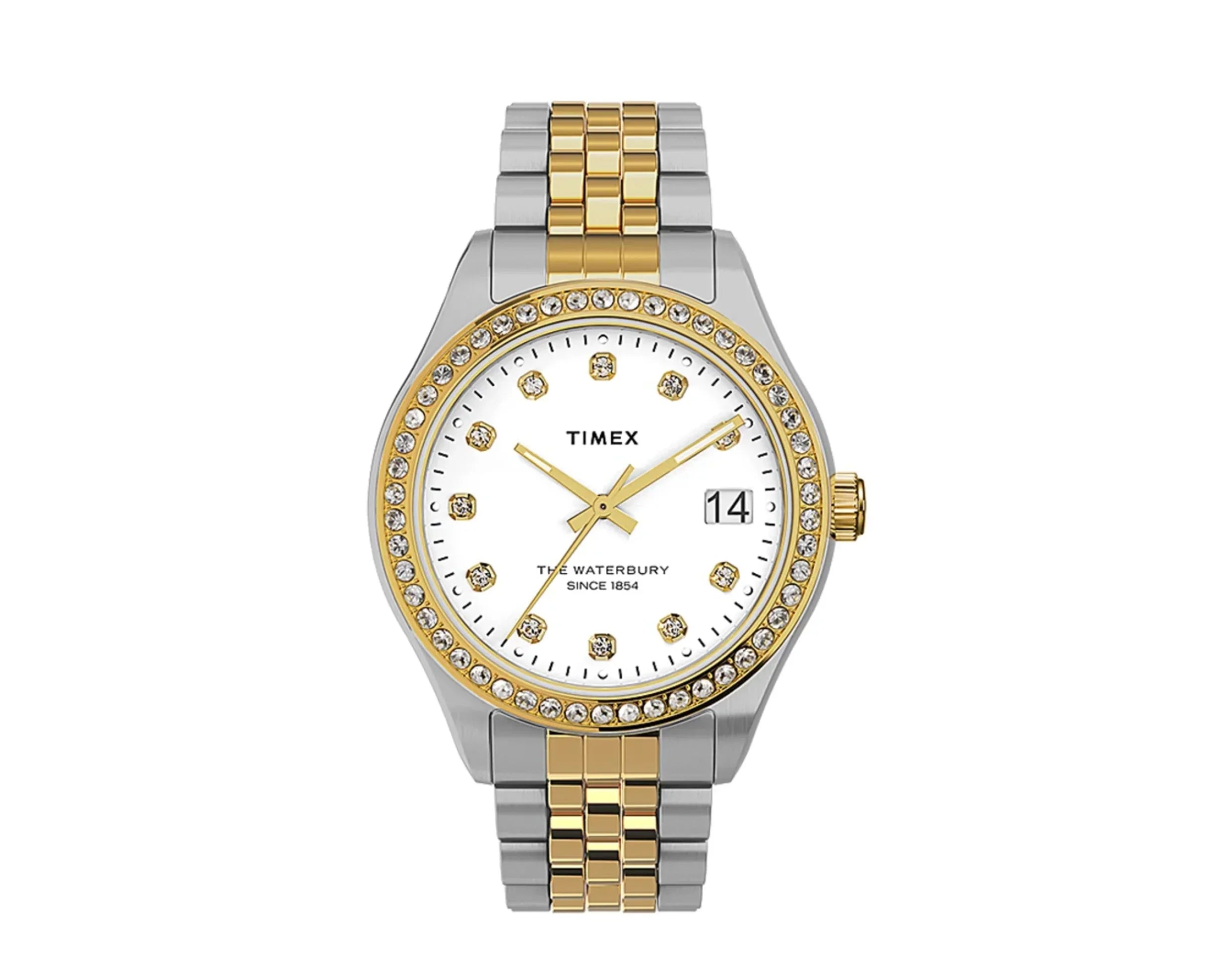 Legacy with Women's Watch Bracelet Waterbury Swarovski? Crystals 34mm Stainless Steel Timex
