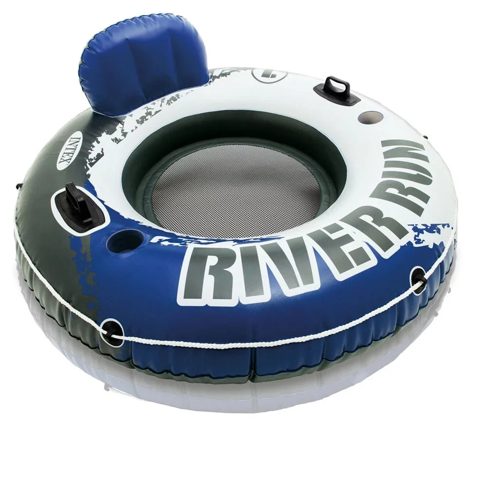 (15 Floating for Lake/Pool 1-Person Tube Run Raft River Intex Pack) Inflatable