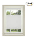 Pleated Achim 64", 2) Furnishings of Honeycomb by 39 Cellular White (Set Shade, Cordless Top-Down Home