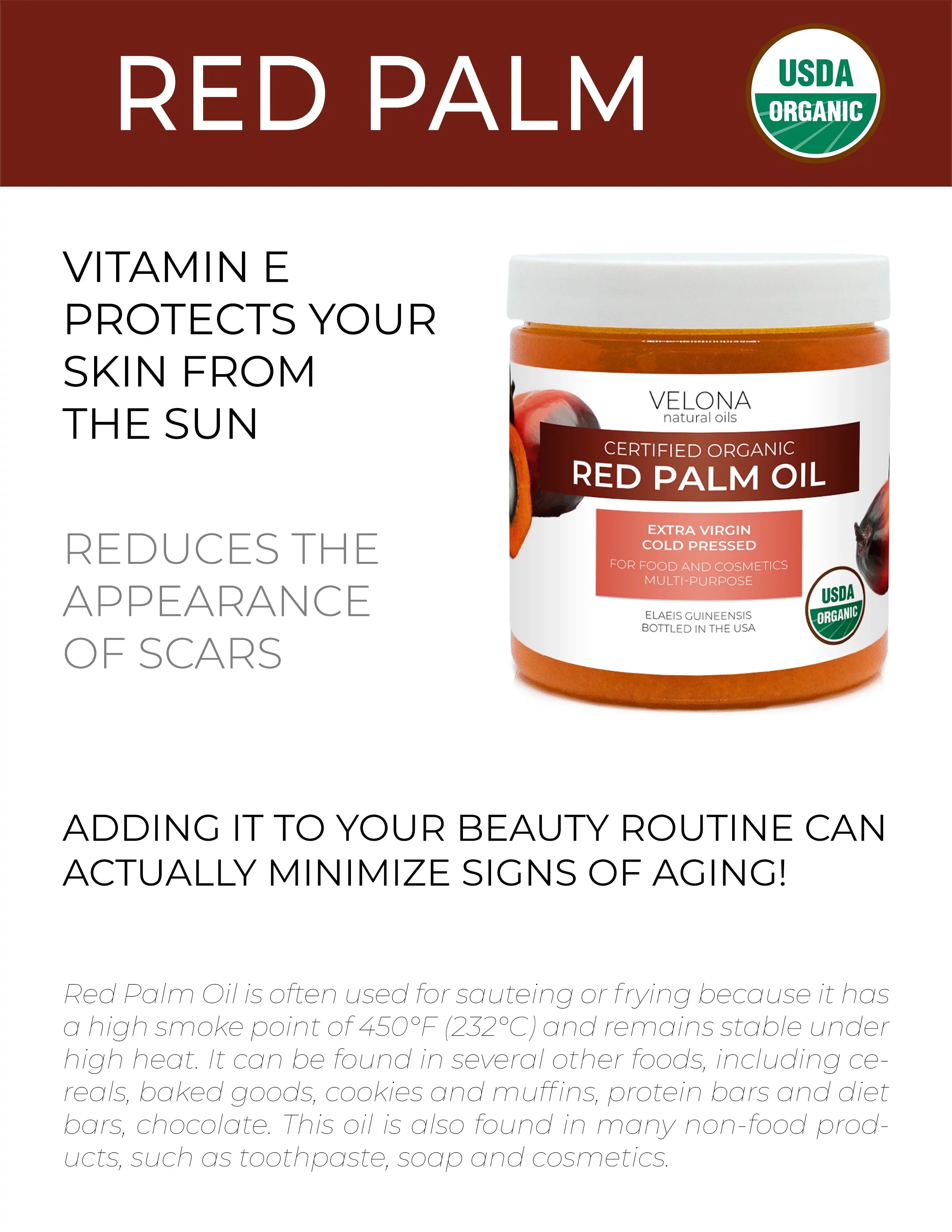 Velona - Extra 32 | | jar Pressed Certified in Cosmetic Cold Today | Organic Oil Palm Care Red | - oz | Grade Body, Food USDA Hair Enjoy Skin, and Use Results Face, Virgin,