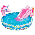Pool, Width: Outdoor in, in, Backyard Length: Splash 78 Unicorn 'N Toy Slide Spray in, Height: Inflatable Water Banzai Splash 60 32