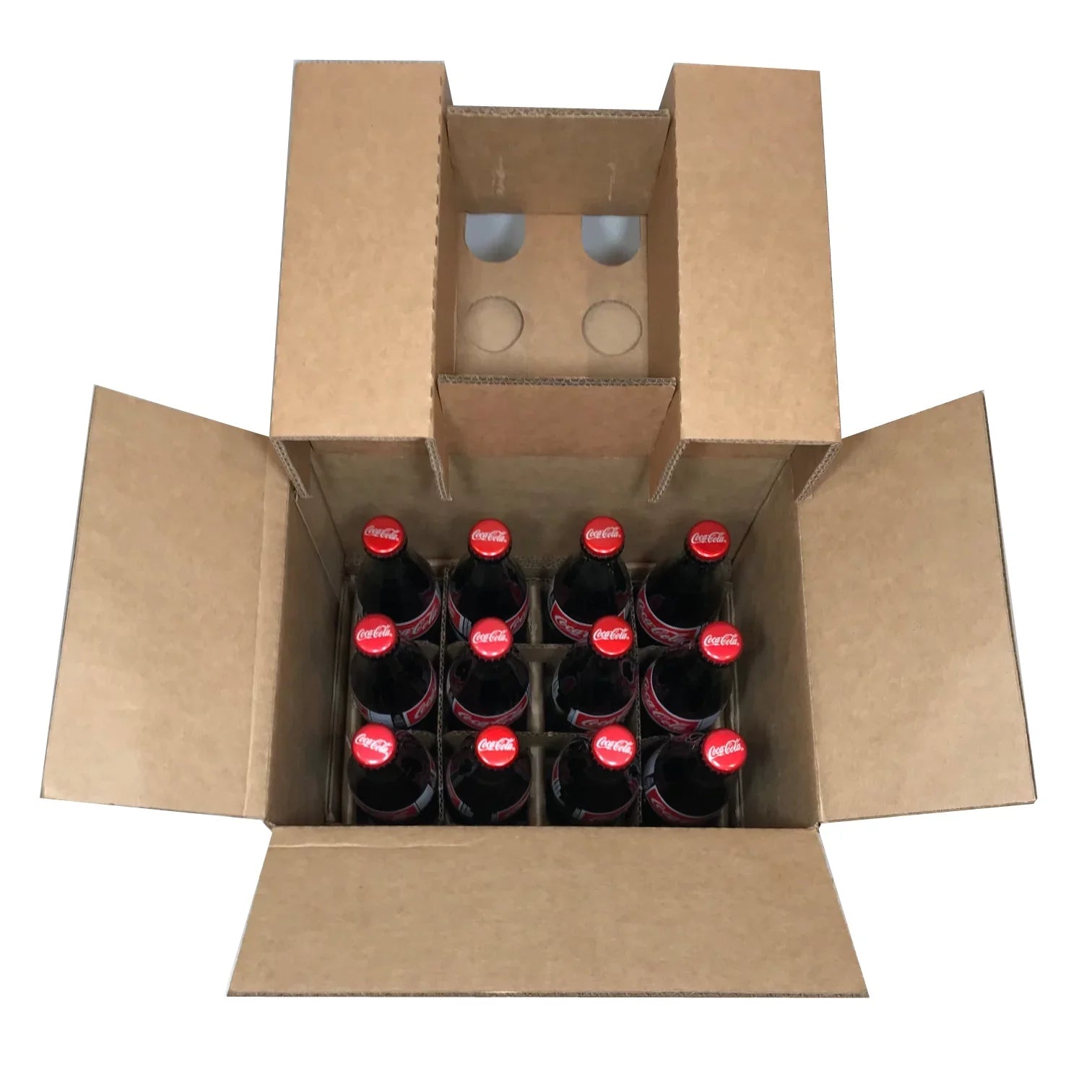 Case Coke (12-Pack) Sugar oz. fl. Mexican 12/12 (355ml) Sweetened Authentic Bottle Glass Real Cane