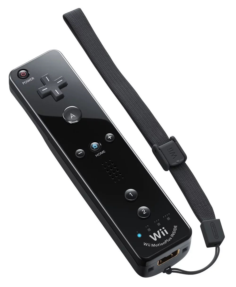 Black Restored Motion Nintendo Wii (Refurbished) Just with Plus Dance 3 Console
