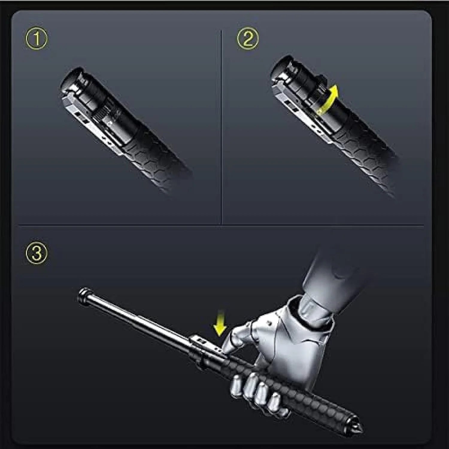 Pole 16 Jademall Tool Multifunctional Retractable Trekking Premium Stick Hiking Walking In Staff, Outdoor Collapsible
