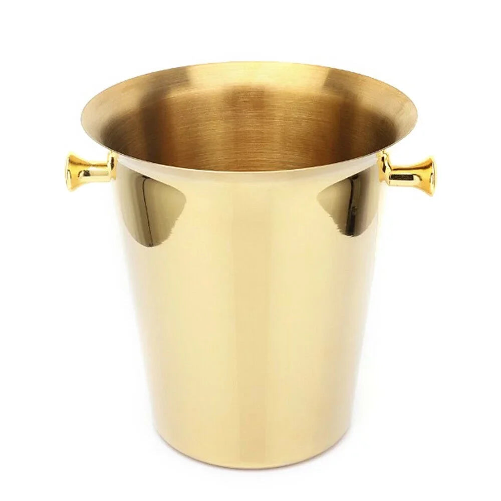 Titanium Holder for Hotel Bucket Bucket Bar Ice Champagne Party Home Vasque Bucket Gold Ice