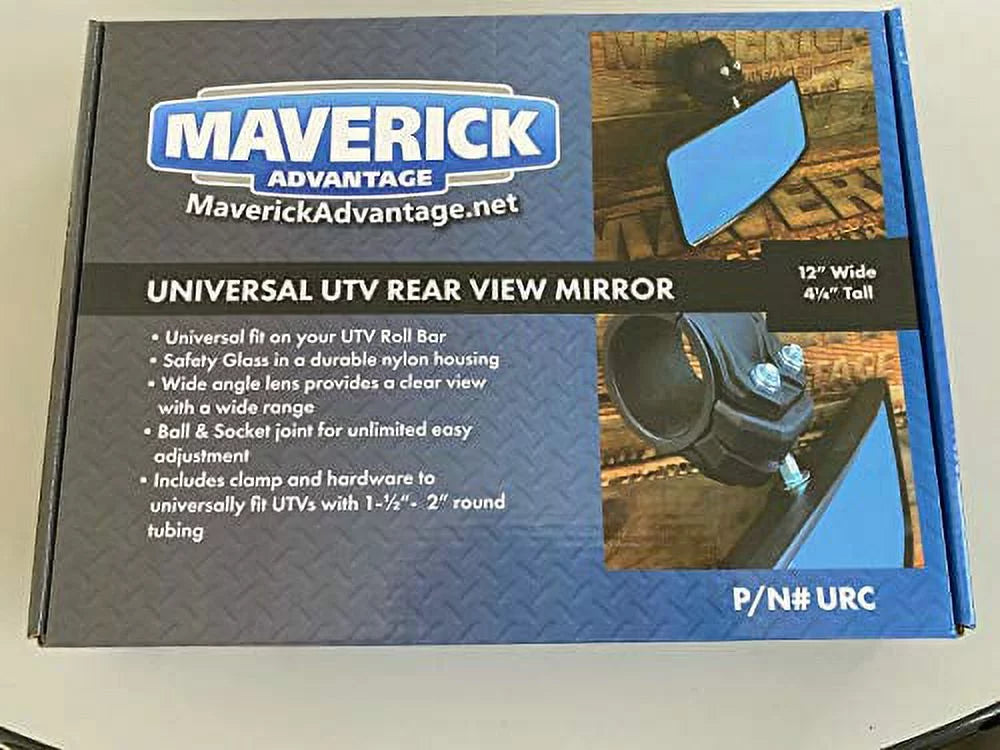 John Honda 1 Deer MIRROR Mount Kawasaki 98310 Roll Fits Polaris Bar Yamaha REARVIEW Kubota 1/2"-2" Universal UTV -