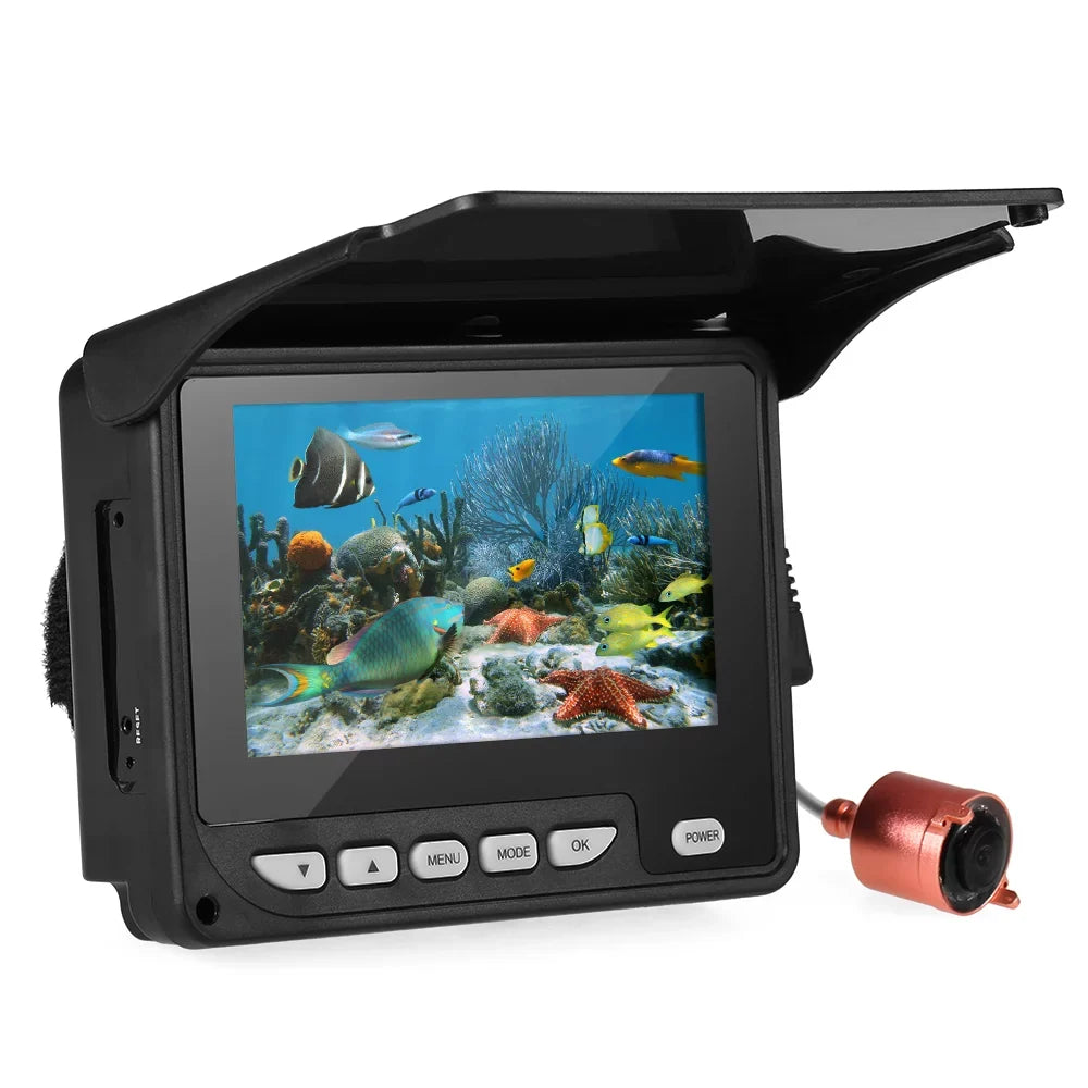 Inch Carry Vision Ice Fishing Underwater Portable Fishing Finder Night Fish Camera Camera 4.3 Walmeck Cable Bag 20M Boat with Waterproof