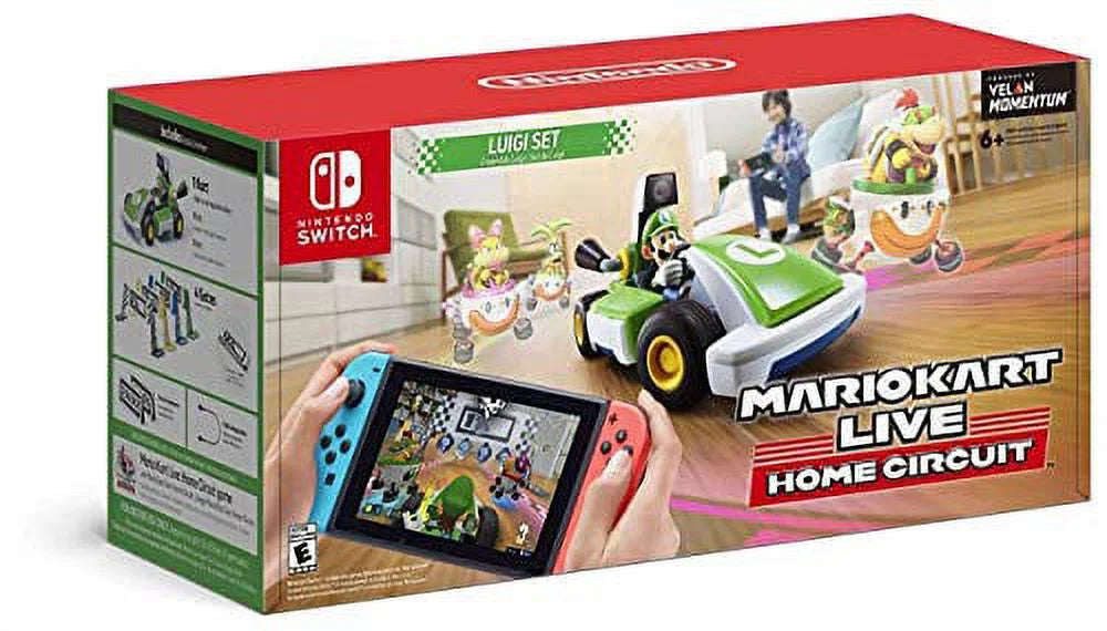Mario Kart Circuit Home Live: Set Switch Nintendo - -Luigi