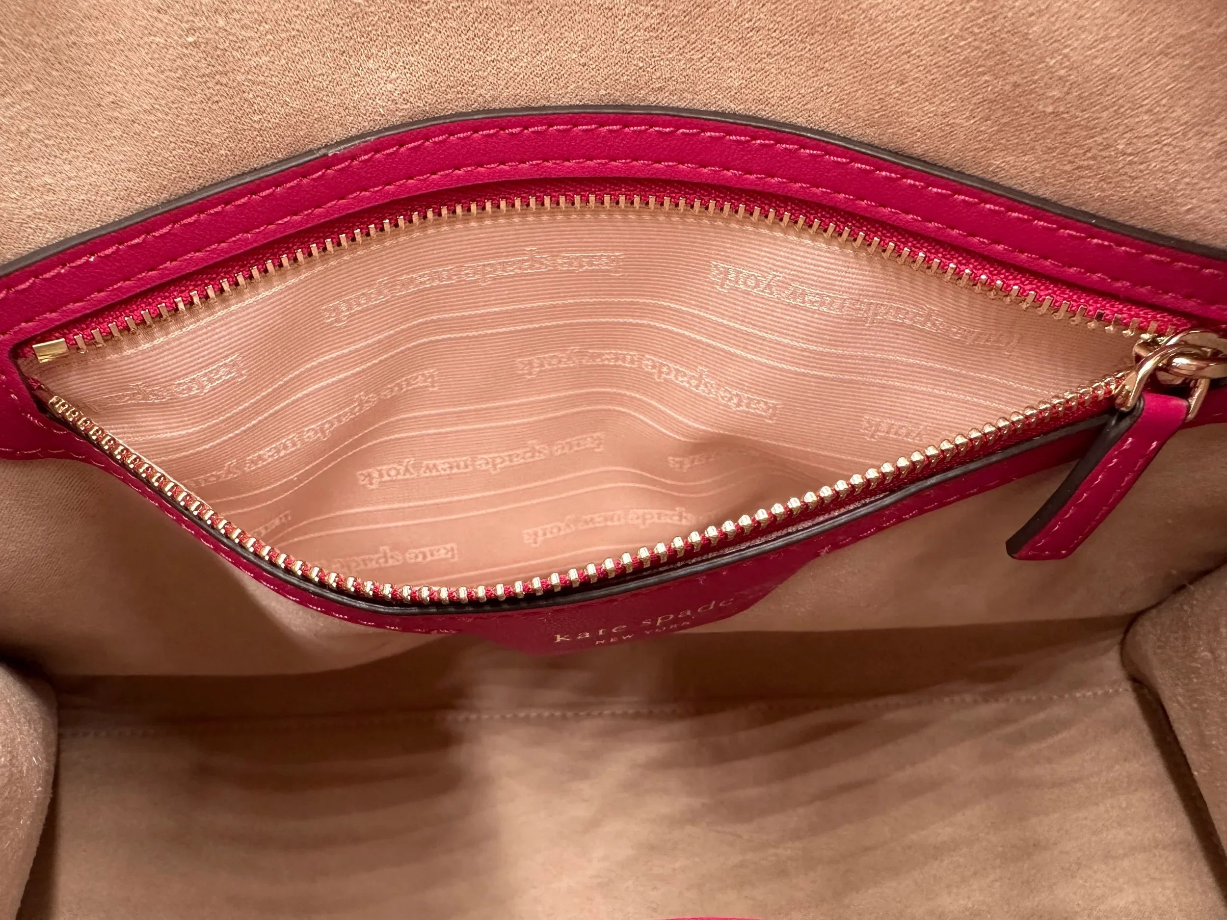Medium Multi Top Renaissance Satchel Rose Colorblocked Kate Knott Zip Spade -