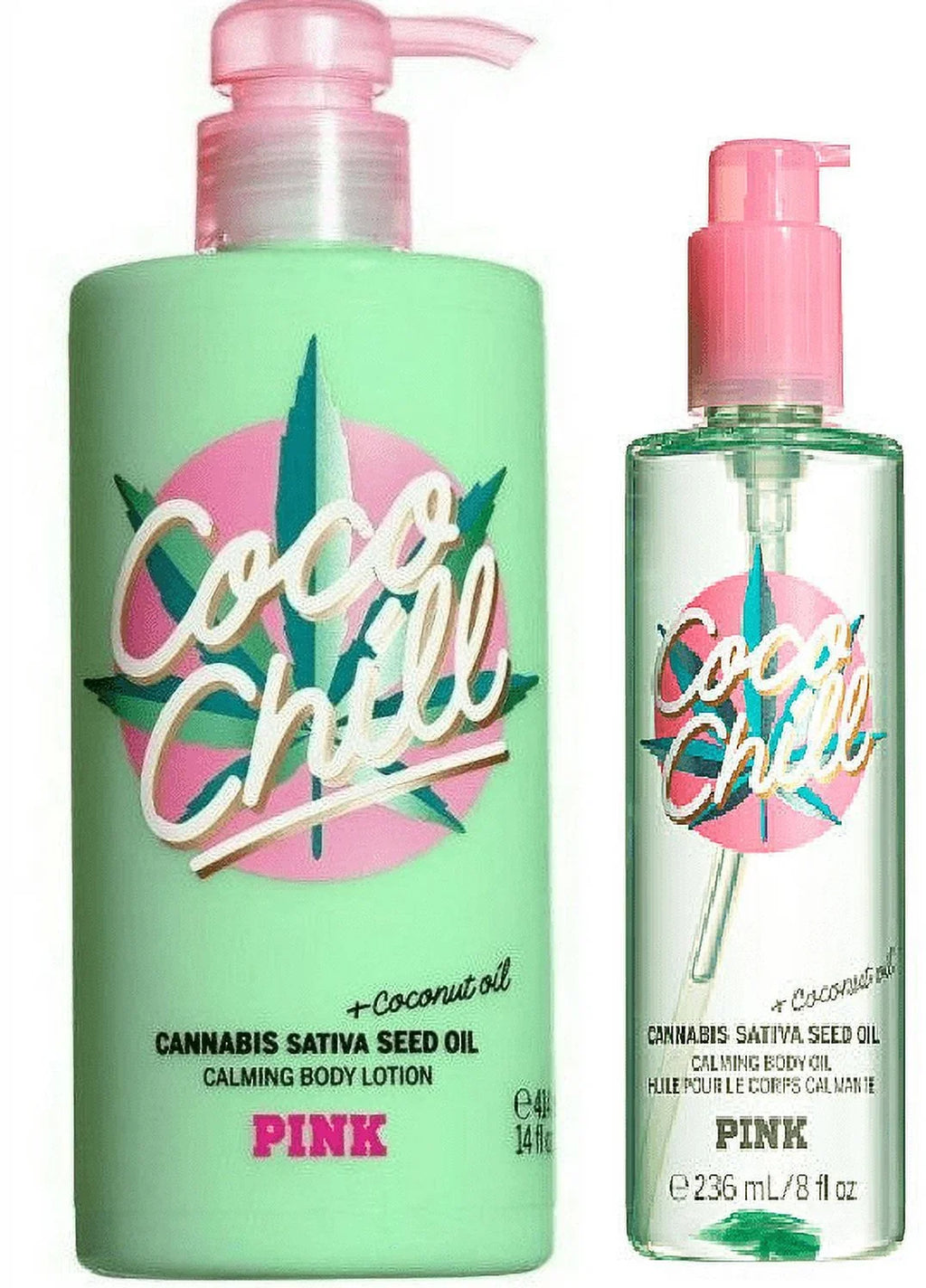 of Coco Victoria's Body Set Secret Lotion 2 Chill and Oil