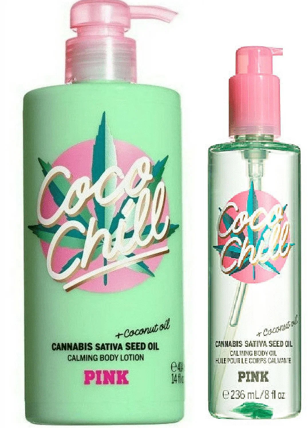 of Coco Victoria's Body Set Secret Lotion 2 Chill and Oil