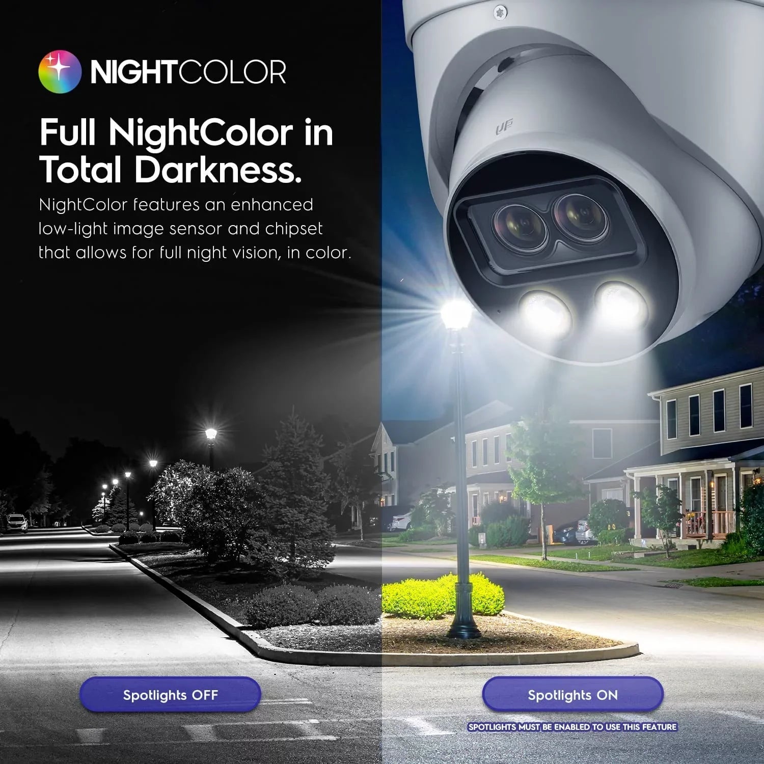 Turret (2 @25fps, AI Security 4K IP Amcrest 8MP 2K) 4MP) POE Dual-Lens (2 Camera, x x Outdoor