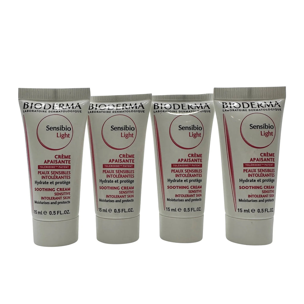 Travel Size Cream 0.5 Types Set Bioderma Sensibio 4 Light Soothing Skin of All oz