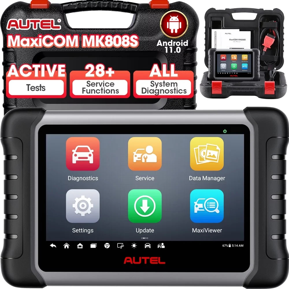 Service, Autoauth System MaxiCOM All MX808 Autel Scanner Test, MK808 Diagnostic 28+ Reader Car FCA Active Updated Code MK808S OBD2 MaxiCheck Diagnosis, of