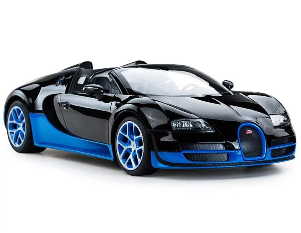 Wheels Control Grand Car Vitesse - Sport Bugatti Wonder RC 1:14 Veyron Remote Black/Blue