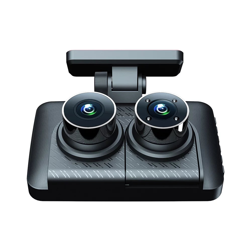 Cam Recorder Camcorder Inside Front Safety Rearview Car Car Car Driving Rear 4in and Recorder Dash Night 1080+720+480P Auto Cameras 3 Recording Camera Vision Mirror Video